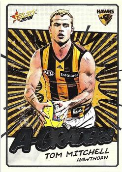 2018 Select Footy Stars - A-Graders #AG29 Tom Mitchell Front
